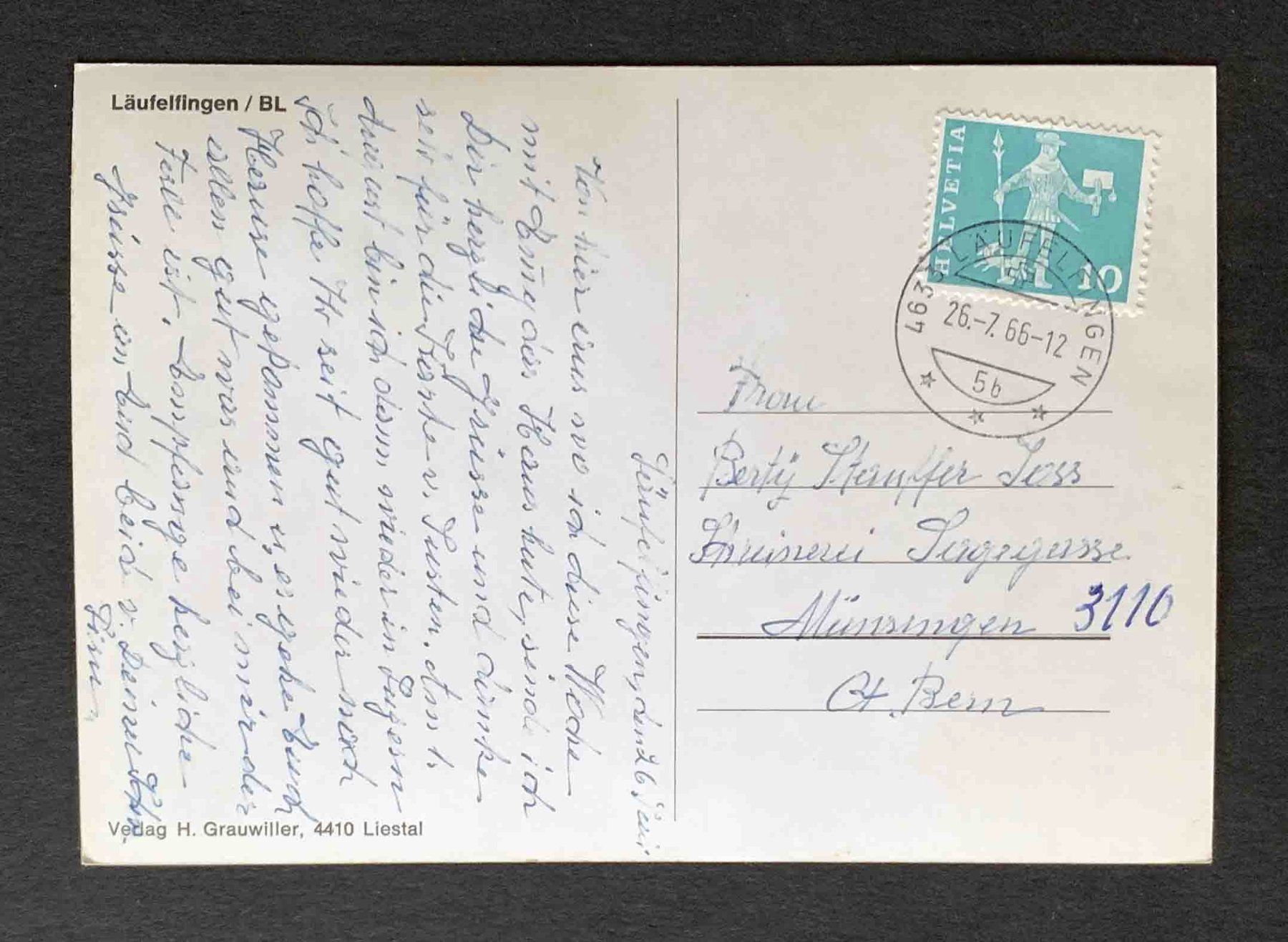 Cartes postales: AK Läufelfingen BL – D'occasion à Goldau par artelier1 1