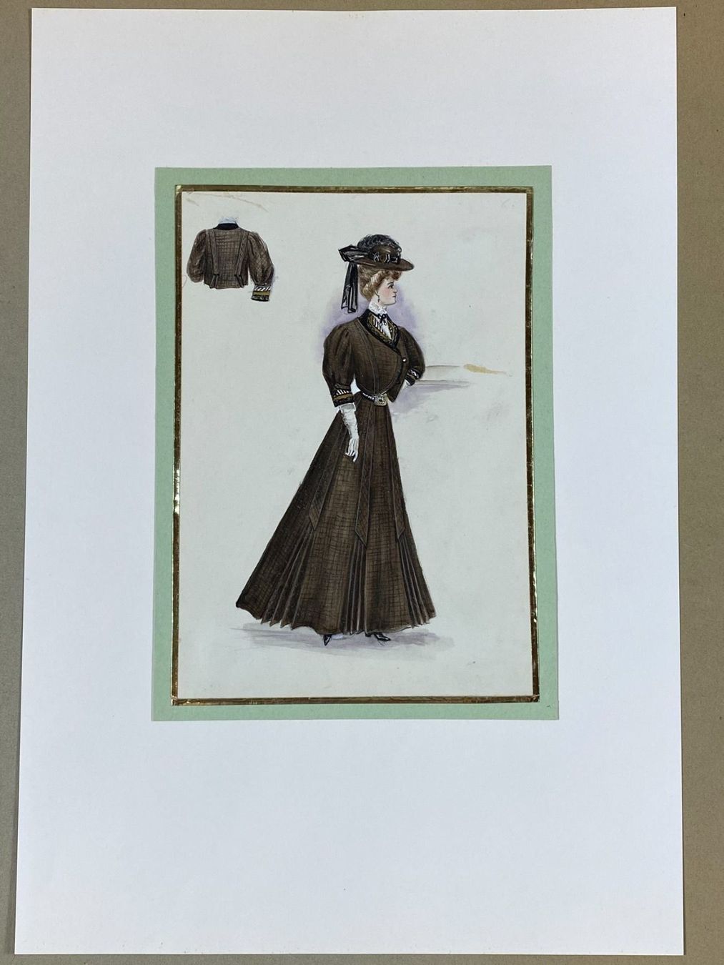 Poster & Bilder: Modeblatt Mode Aquarell Jugendstil 1900 – Gebraucht aus Wollerau von Sammler-Ecke 1