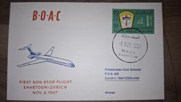 BOAC Khartoum - Zürich 06.11.1967