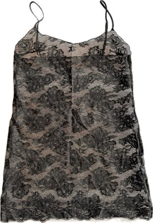 Nuisette dentelle noire, taille S/M
