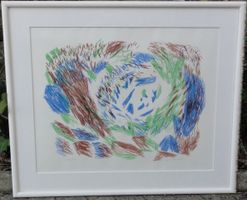 Sigrid Kopfermann Litho - Der Wirbel coloriert