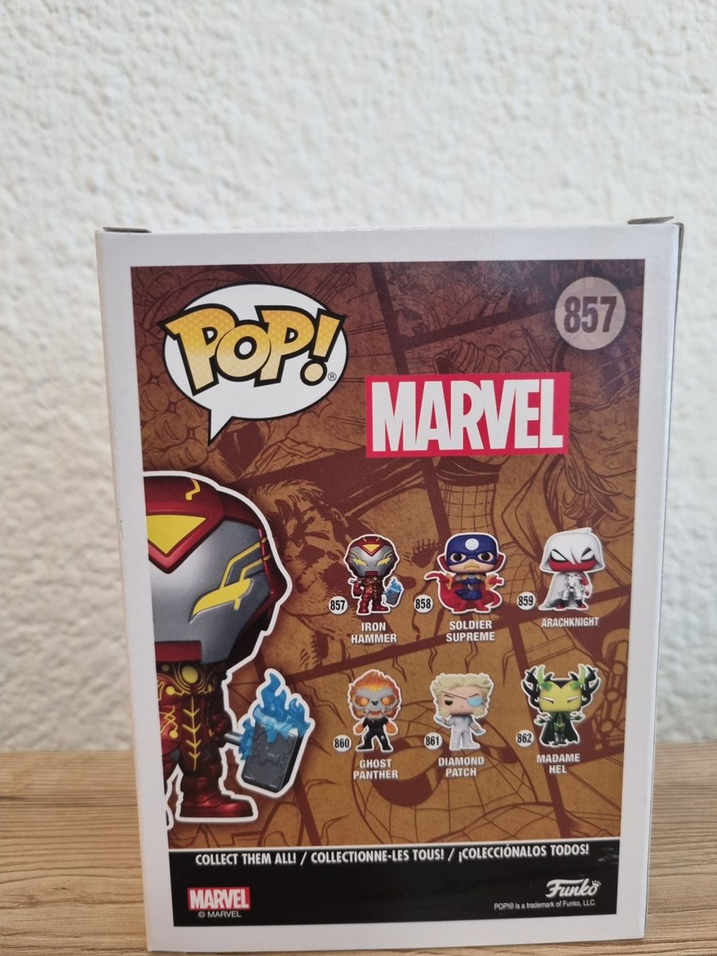 Funko Statuette: Funko Pop Marvel Infinity Warps #857 - Iron Hammer – Nuovo e nell'imballaggio originale da Oberdorf NW venduto da CollectingWorld 3