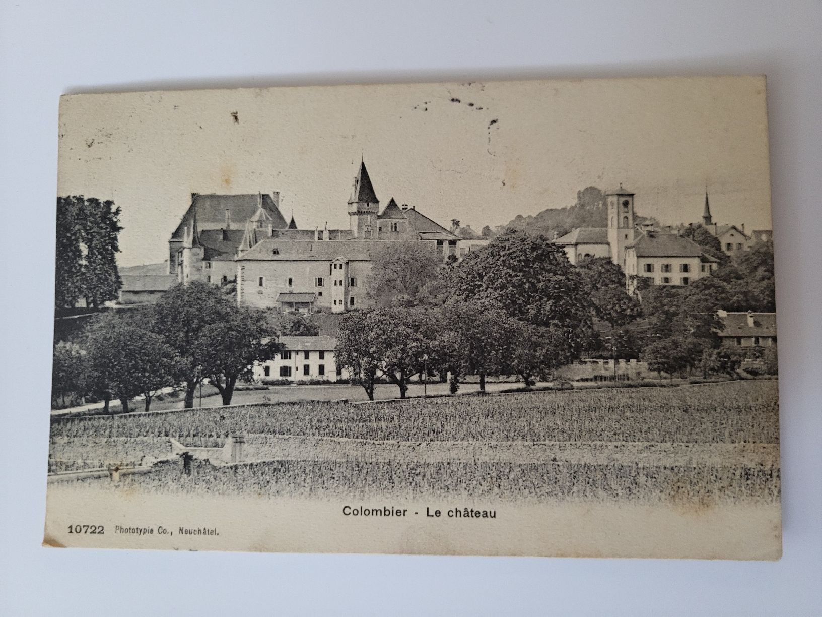 Ansichtskarten: Alte Postkarte Colombier Le Chateau Ansichtskarte RN – Gebraucht aus nunningen von mic_88k2