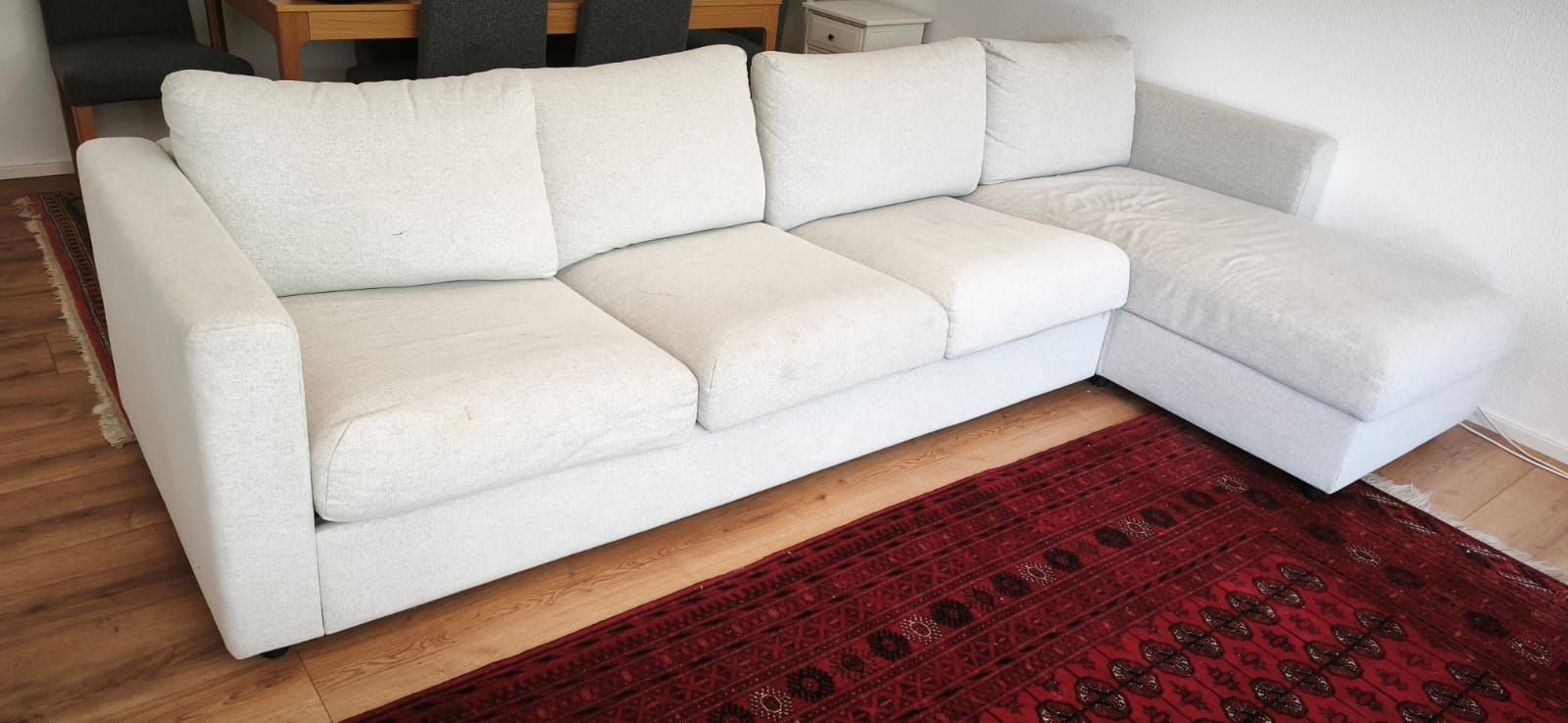 Ikea Divani: IKEA Sofa Vimle 4-Sitzer mit Récamiere Gunnared – Usato da Bern venduto da Khalid6666 1
