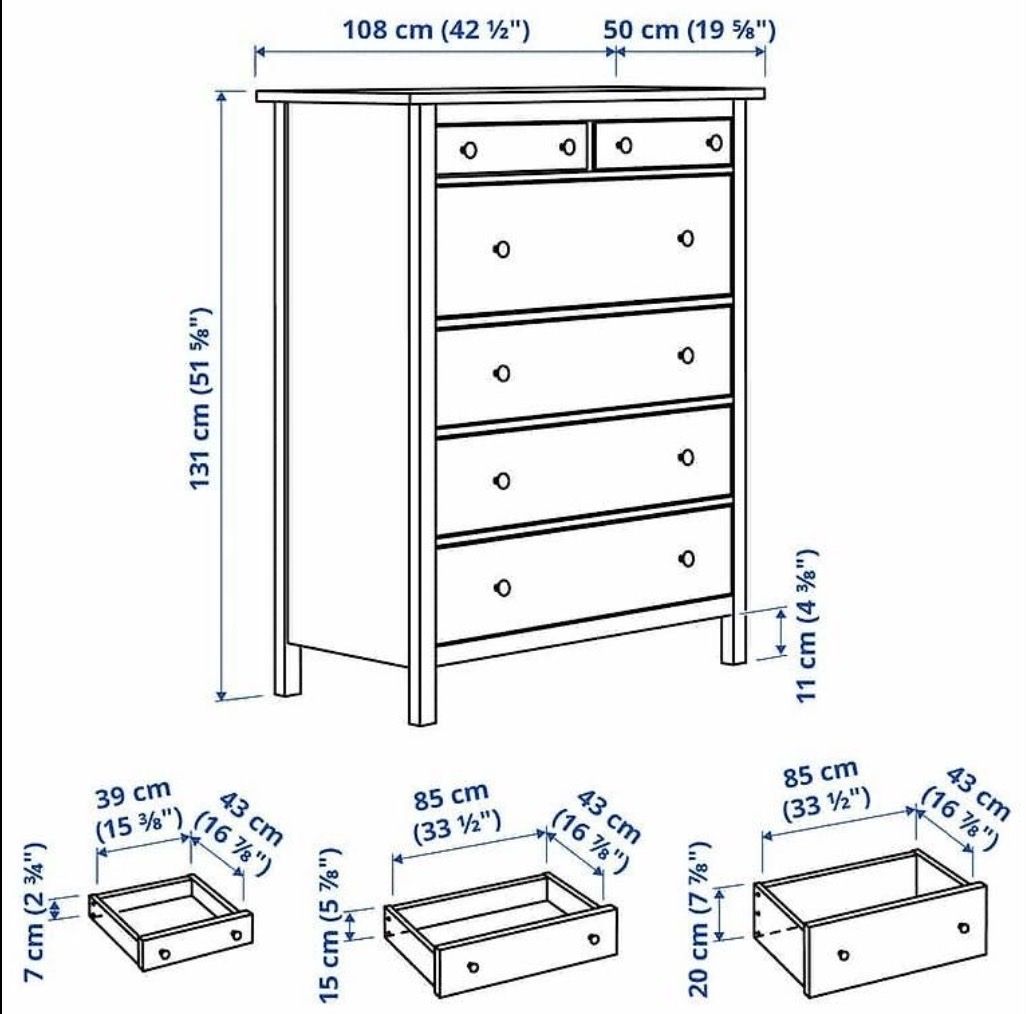 Ikea Commodes: IKEA Hemnes Kommode, 6 Schubladen, neuwertig – Neuf (Voir description) à Basel par len_hx7l 2