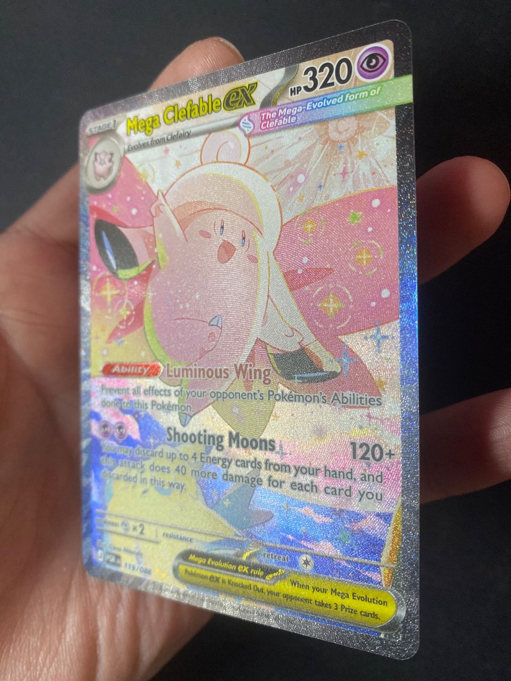 Pokémon Carte collezionabili: Mega Clefable ex 119 - Mega Pixi ex - Perfect Order - EN – Nuovo (secondo la descrizione) da Hausen AG venduto da Shrade 2