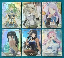 6 Cards SR Goddess Story CCG - Holo Waifu anime