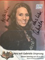 Gabriela Ursprung Moderatorin Autogramm Magazinbild 20x30cm