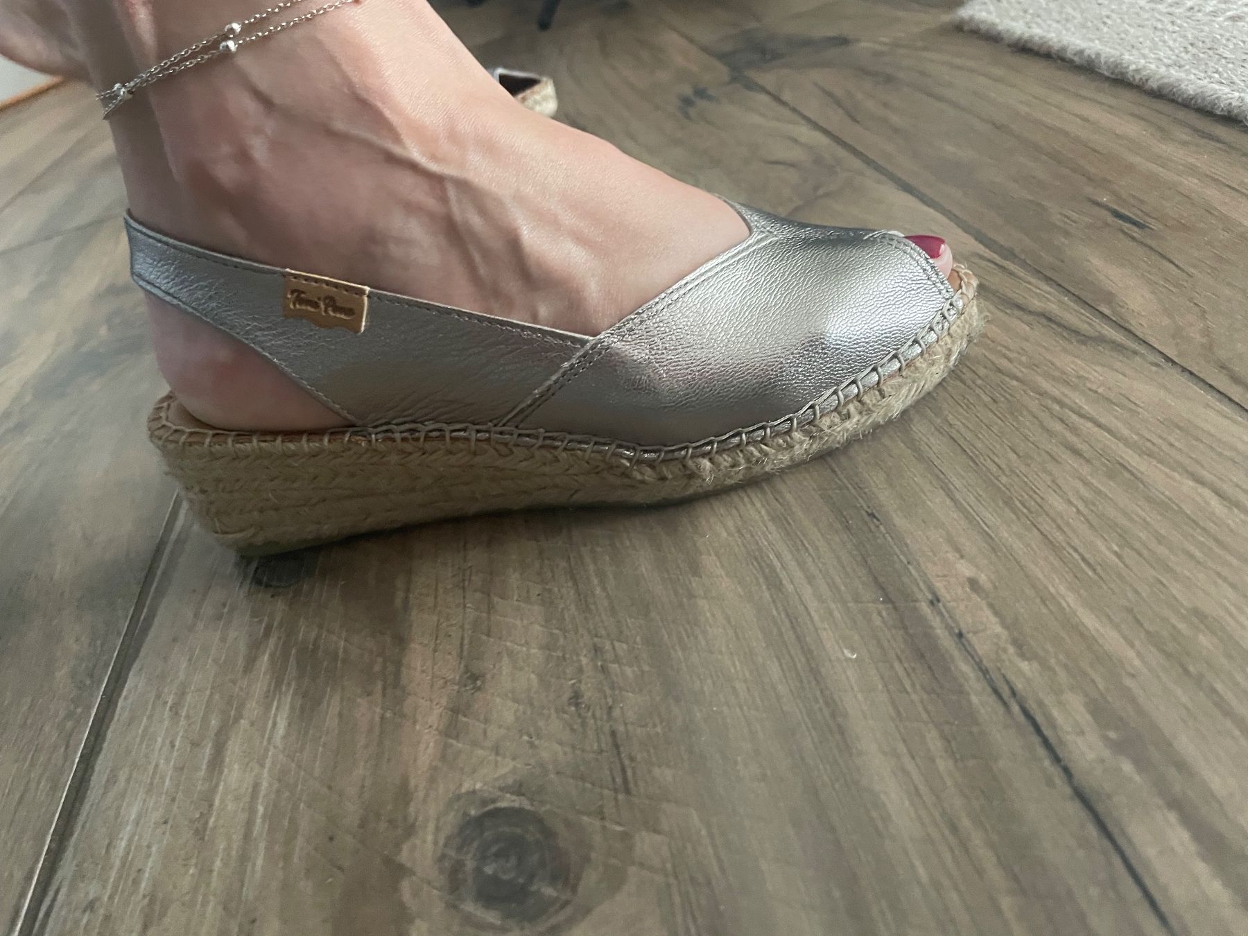 Scarpe da donna: Espadrilles metallic gold Grösse 37 – Nuovo (secondo la descrizione) da Birrwil venduto da cko_nd6k 3