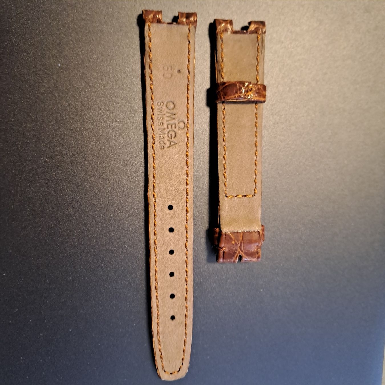 Armbänder & -reifen: Omega Armband Leder 16mm – Neu (gemäss Beschreibung) aus Neuhausen am Rheinfall von Waly... 2