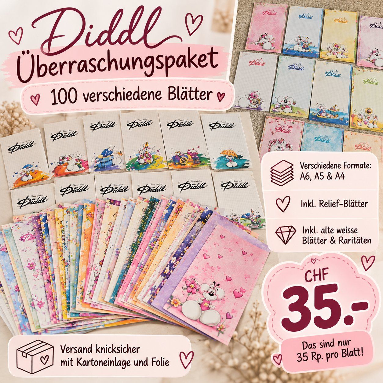 Blocchi: Diddl Überraschungs Blätter-Set blockfrisch – Nuovo (secondo la descrizione) da Nottwil venduto da bubbletee
