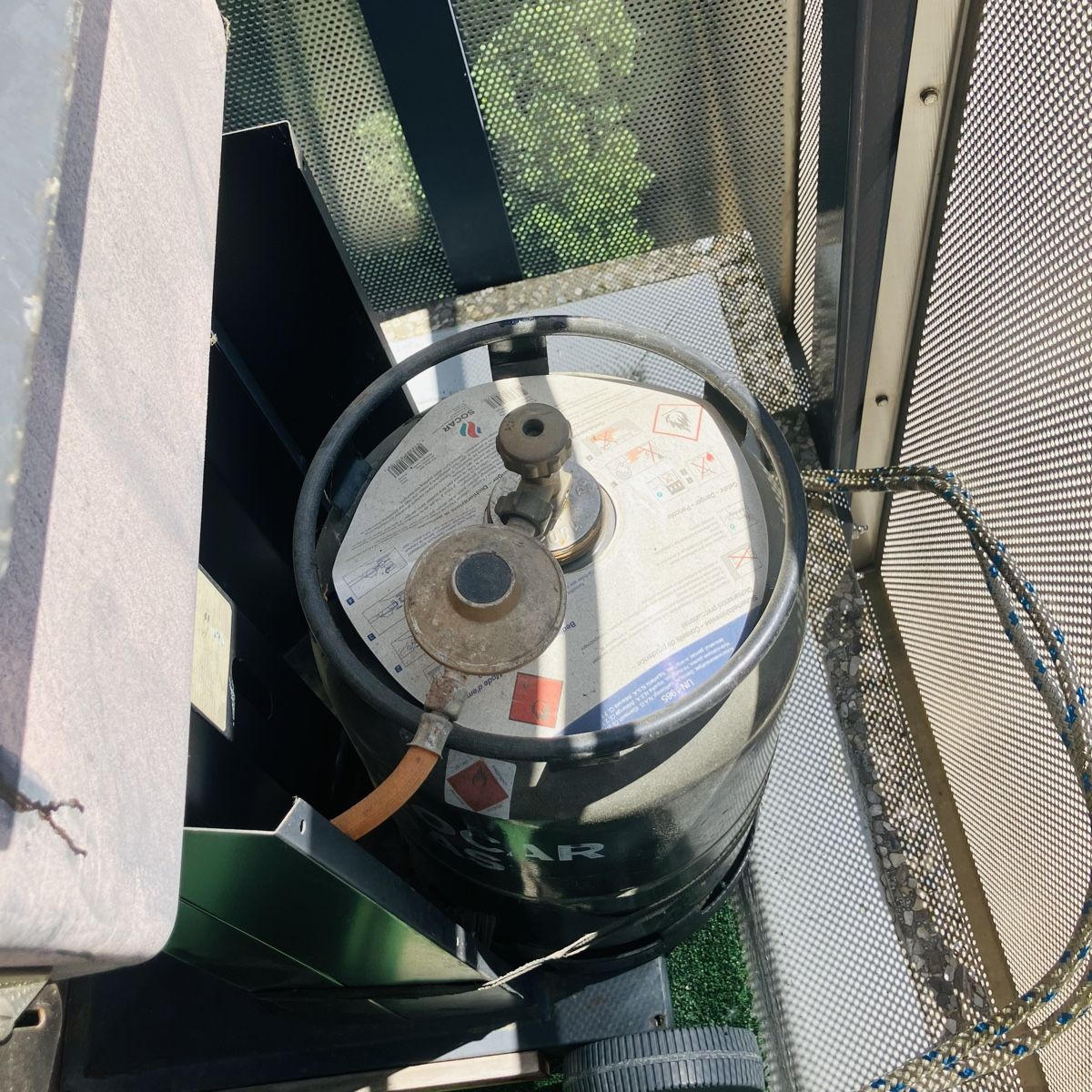 Griglie: Grill Sunbeam à gaz avec bouteille – Usato da Genève venduto da guyjost 3