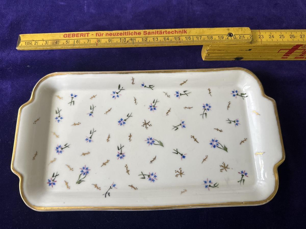 Servierplatten: Langenthal Suisse Serviertablett, Butterplättchen Vintage – Gebraucht aus Zürich von Chaeffeler 2