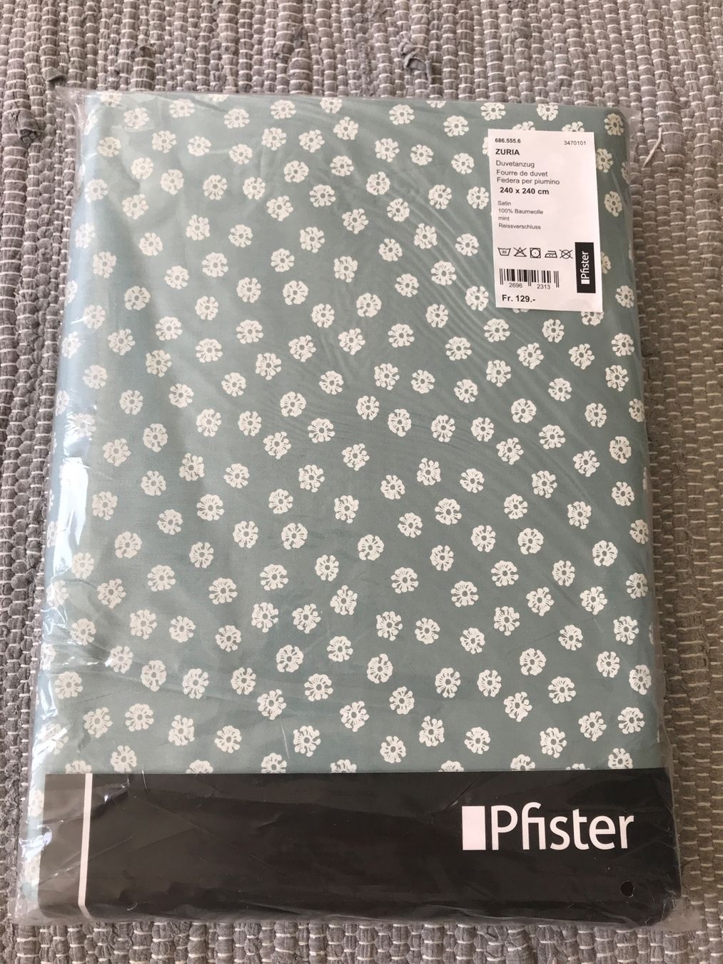 Pfister Biancheria da letto: Pfister Duvetanzug Satin NEU – Nuovo e nell'imballaggio originale da Affoltern am Albis venduto da variablend