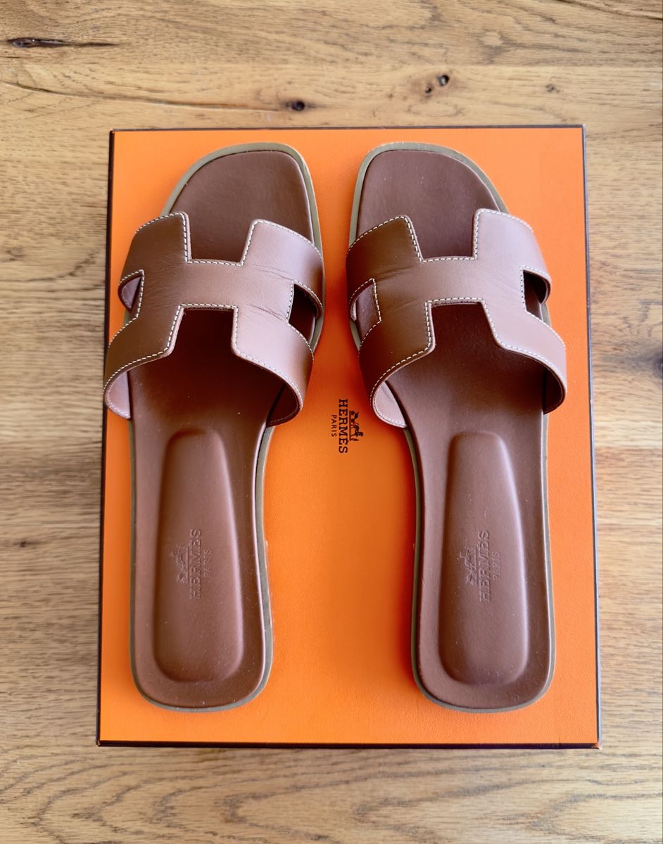 Hermès Scarpe da donna: Original Hermès Sandalen Oran – Usato da Buchs ZH venduto da Molly38 1