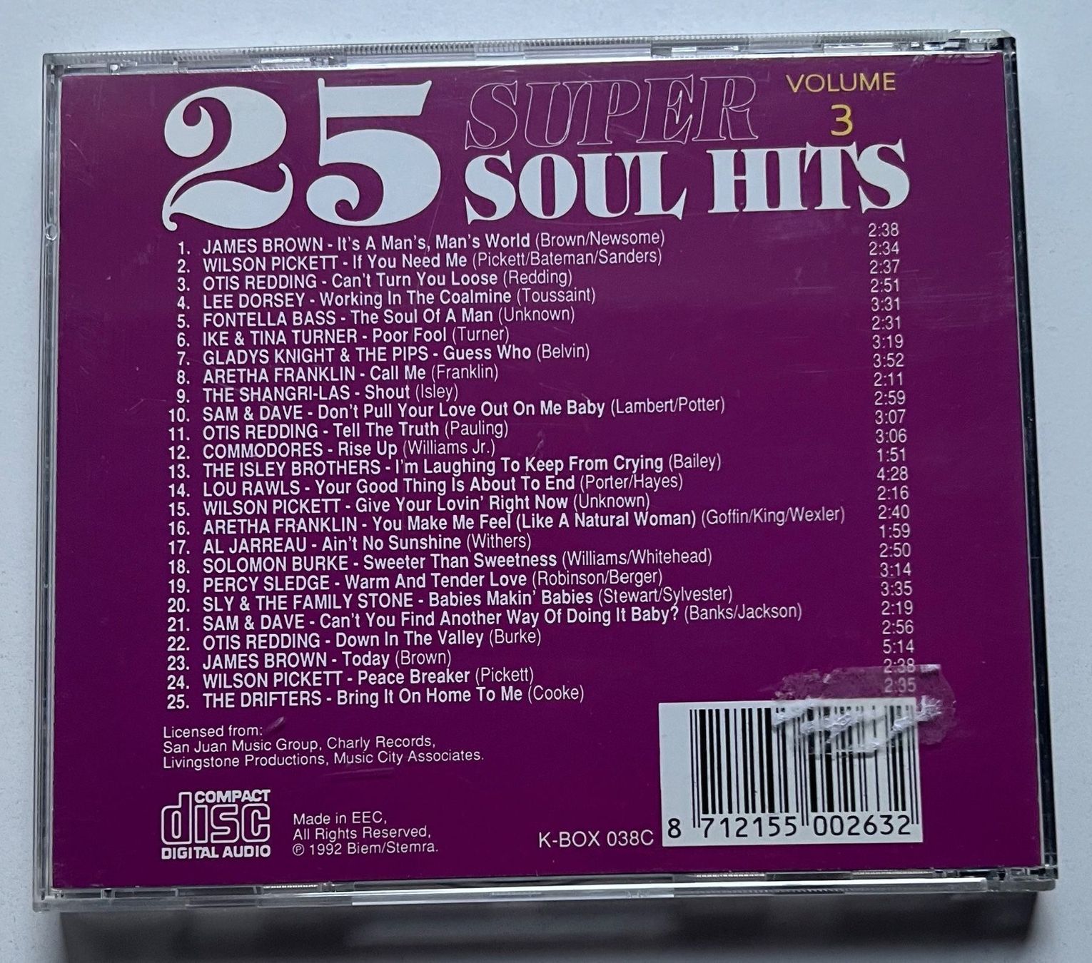 CD: 25 Super Soul Hits (Diverse Interpreten) – Usato da Näfels venduto da rottabi 1