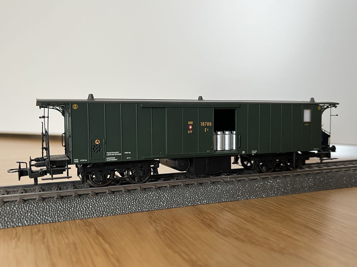 Brawa Modellini di ferrovie: SBB Gepäckwagen F4 Brawa SoSe – Usato da Basel venduto da Re620_11627 2