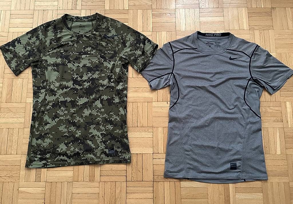 T-Shirts: Nike Pro Sportshirts  2er Set  Größe S – Gebraucht aus Zürich von Vtrende