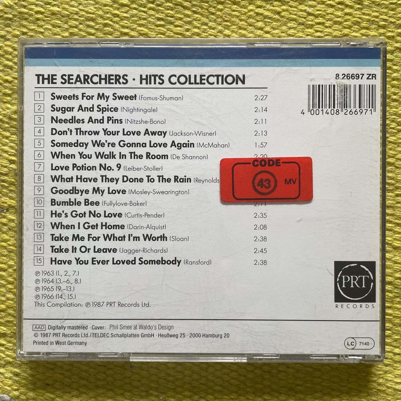 CDs: THE SEARCHERS-HITS COLLECTION – Gebraucht aus Rorschacherberg von CD-Roli 1