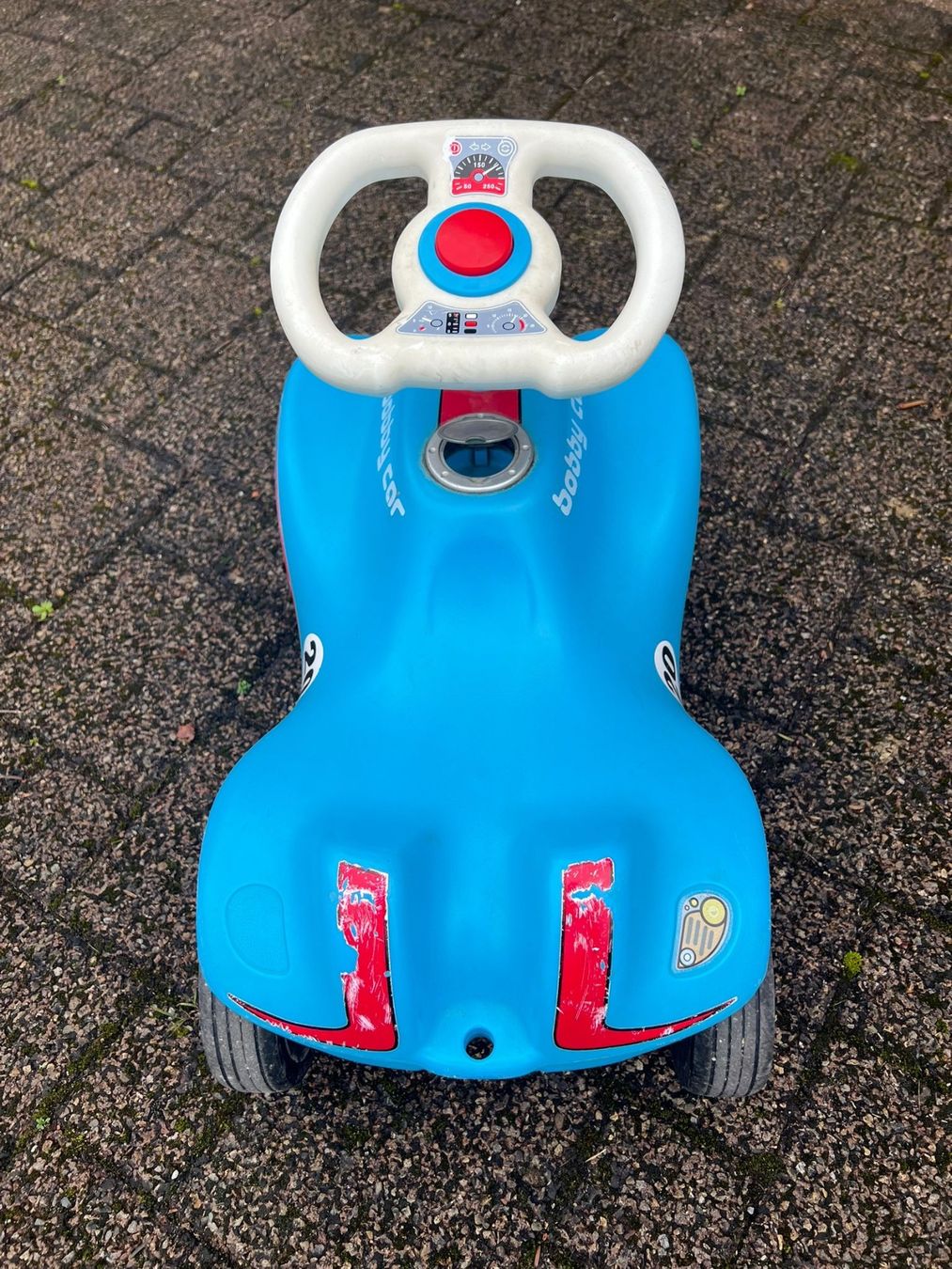Big Veicoli per bambini: BIG Bobby-Car - Farbe: Blau / Azurblau – Usato da Bubikon venduto da Cleo_4 3