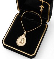 Panzerkette 14karat Echtgold 0,7mm mit Anhänger 