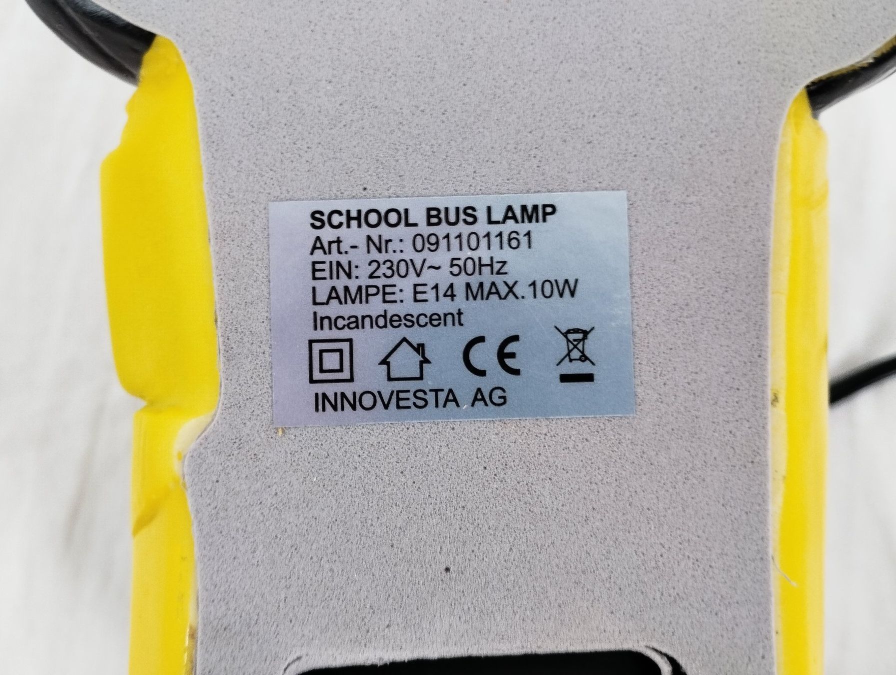 Lampen: INNOVESTA School Bus Lamp – Gebraucht aus Schübelbach von Restwert_Schubelbach 7