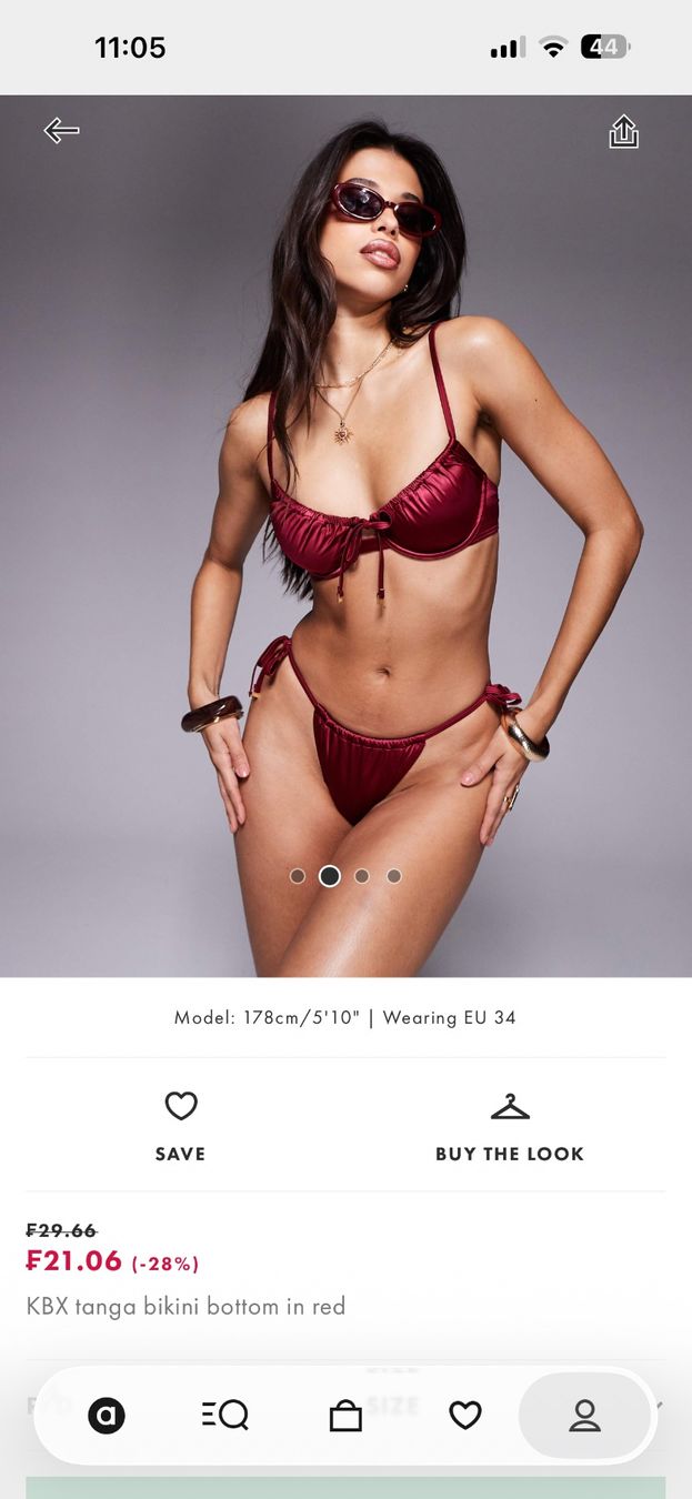 Costumi da bagno & Bikini: Rotes samt Bikini – Usato da Rupperswil venduto da vvaneyx