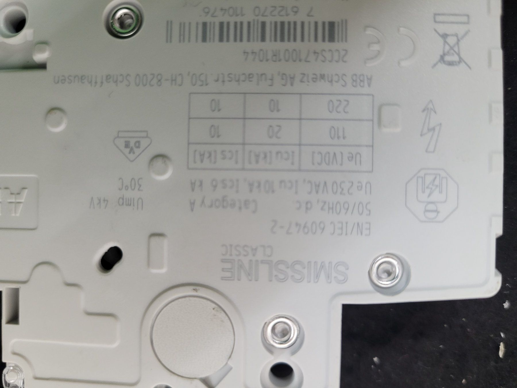 ABB Interruttori: Leitungsschutzschalter ABB S451M UCC4 – Usato da Vitznau venduto da Night-Fire 2