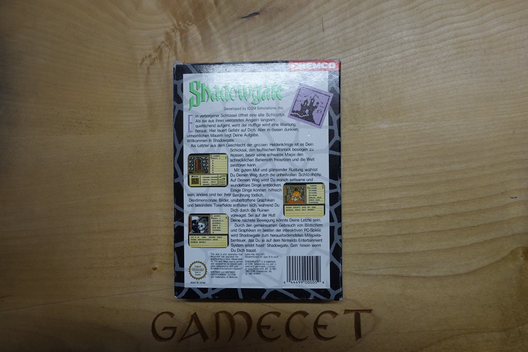 Nintendo Spiele: Shadowgate – Gebraucht aus Steinach von Gamecet 5