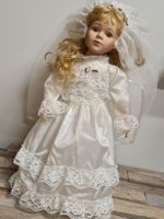 Wunderschöne Porzellan Sammler Puppe , 42 cm