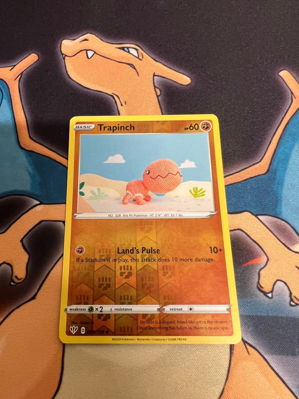 Pokémon Carte collezionabili: Trapinch (DAA 89) - Reverse Holo - Darkness Ablaze – Nuovo (secondo la descrizione) da Bülach venduto da Pfrenzel