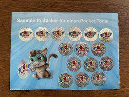 volle Story Mania Sammelkarte mit 15 Sticker