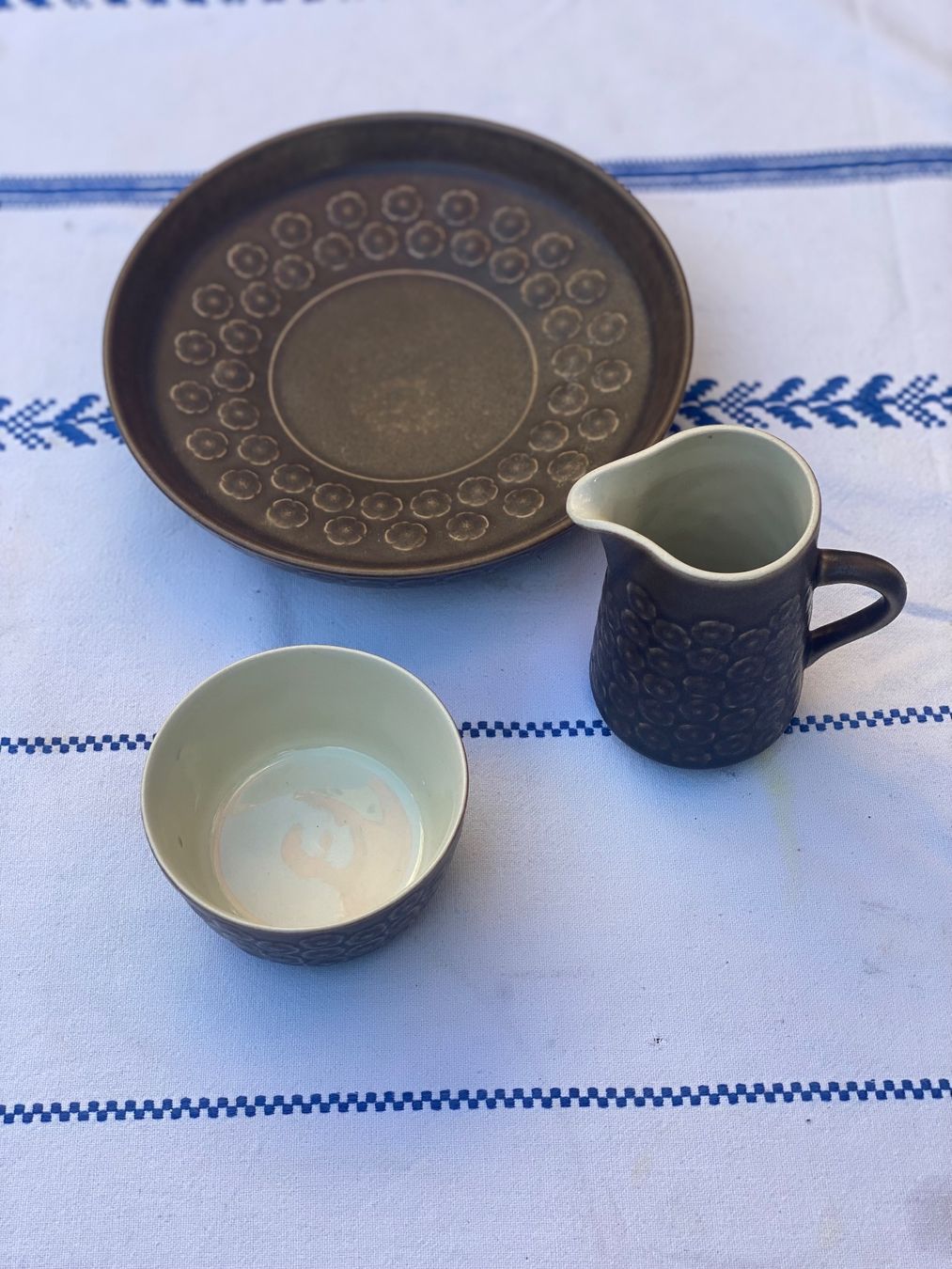 Set di piatti: Set "Umbra" Modell, J. H. Quistgaard, Bing & Grøndahl – Usato da Solothurn venduto da BORGHAGEN 8
