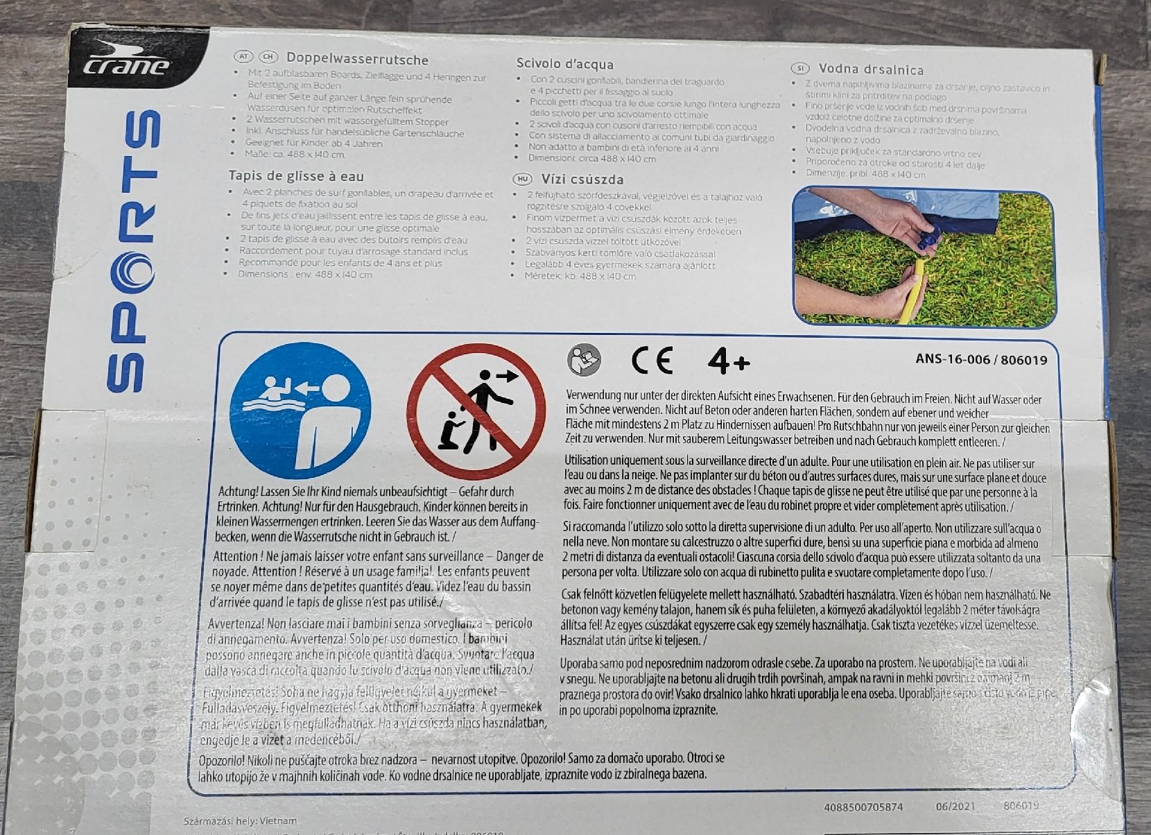 Piscine: Scivolo ad acqua nuovo – Nuovo e nell'imballaggio originale da Giubiasco venduto da fas_b82x 2