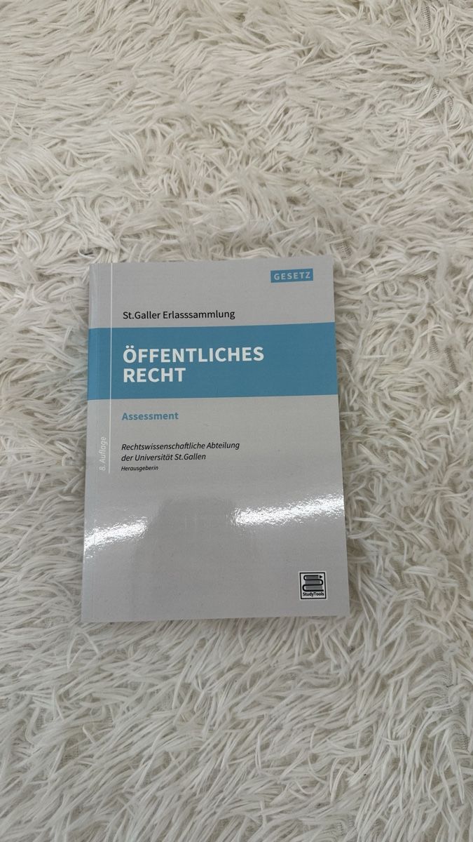 Libri: HSG Assessment Recht B Erlasssammlung – Nuovo (secondo la descrizione) da St. Gallen venduto da nina_szb