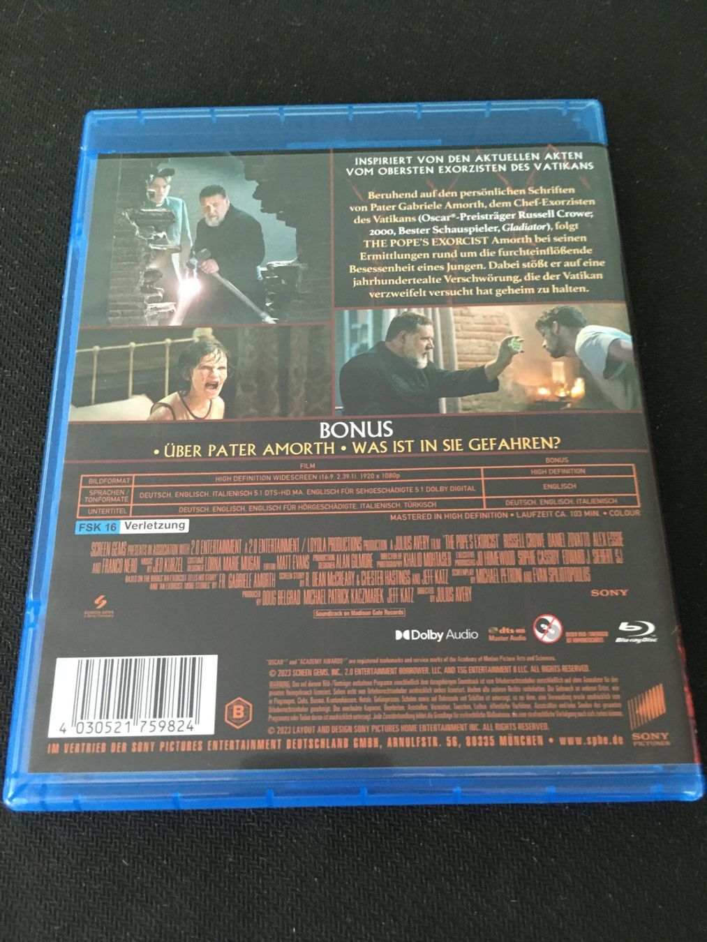 Tutti i DVDs: The Pope's Exorcist [Blu-ray] – Usato da St.Gallen venduto da MedienJoe 1