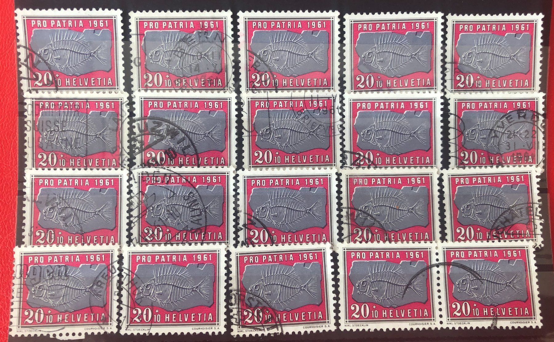 Alle Briefmarken: Nr.B 105 mit Stempel Einsteckkarte Voll – Gebraucht aus Aarau von Billa007