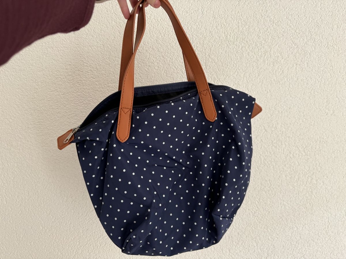 Taschen für Damen: Tasche dunkelblau/weiss gepunktet – Neu (gemäss Beschreibung) aus Langwiesen von TinaB93 1