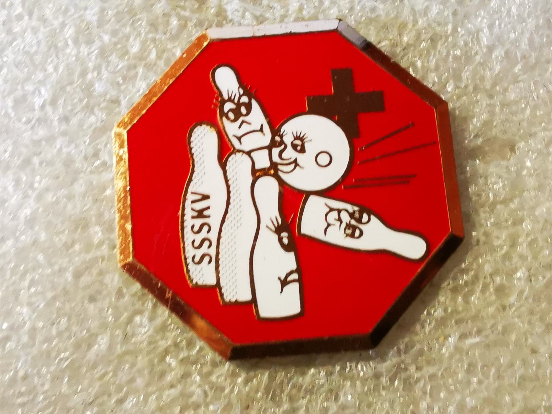 Placchette & Badge: Ansteckpin 200: SSSKV – Usato da Oppligen venduto da Pin-Fall-Shop