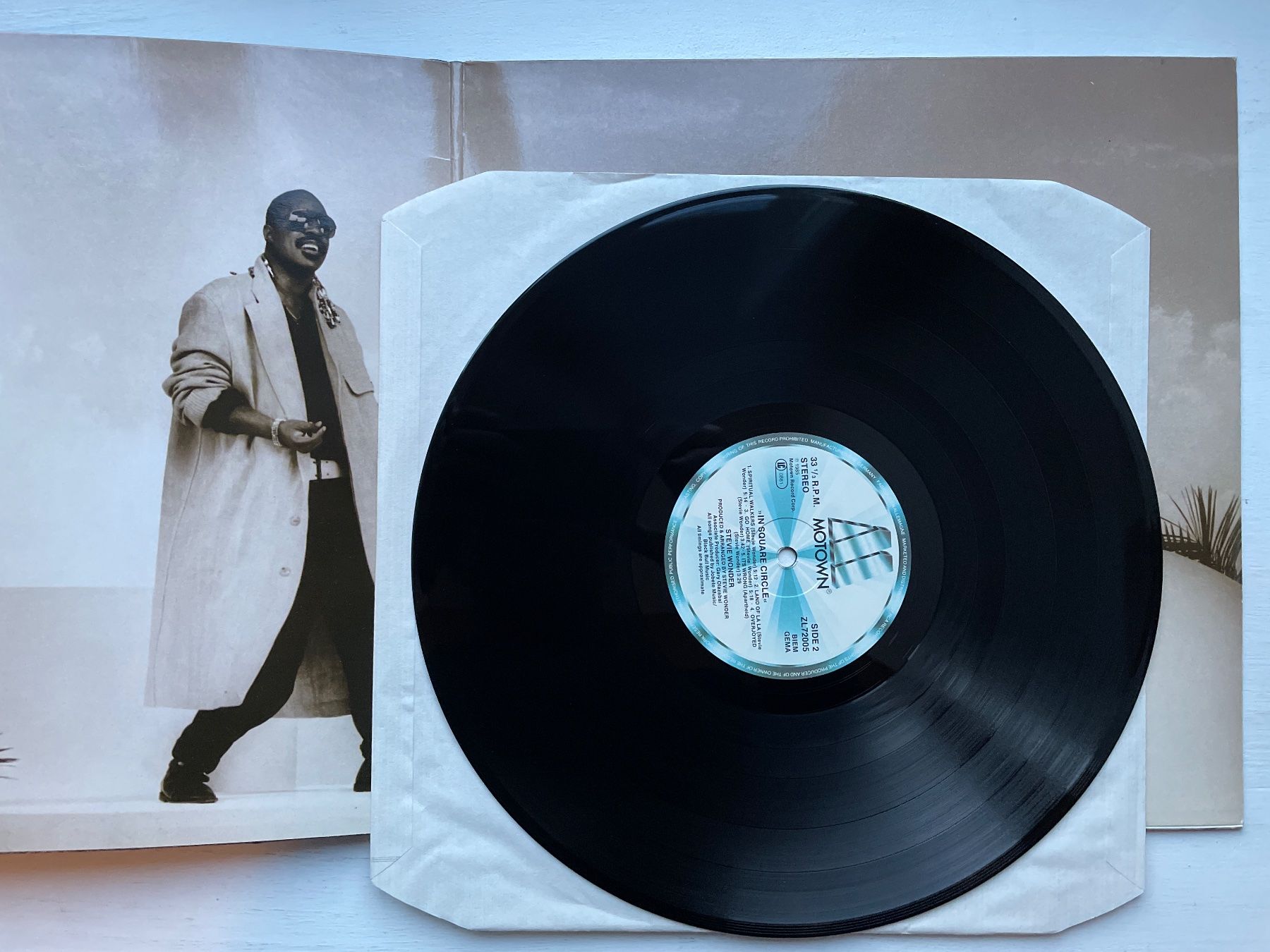 Schallplatten: Stevie Wonder - In Square Circle - LP, 1985, Gatefold – Gebraucht aus Zürich von Andy_t71 2