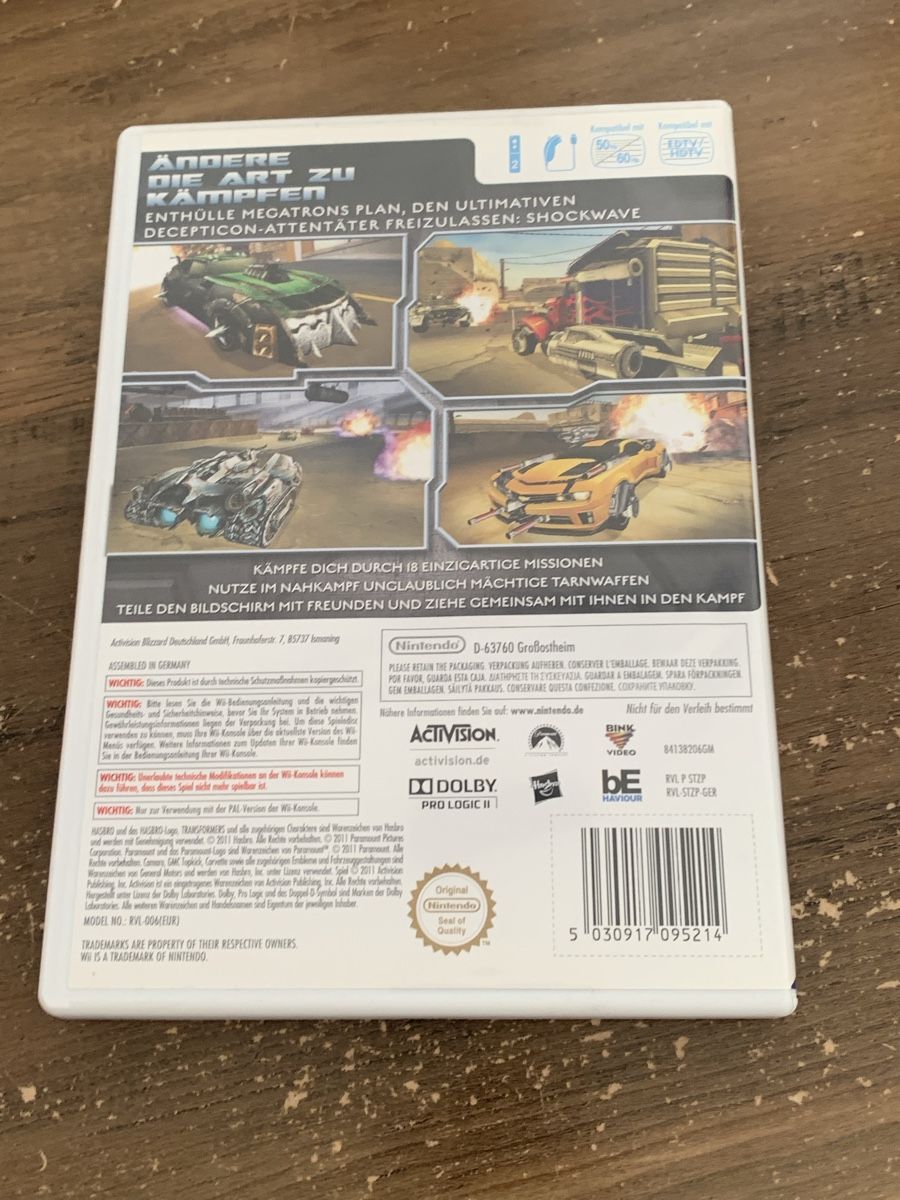 Nintendo Giochi: Nintendo Wii Spiel: Transformers 3 – Usato da Buus venduto da 2013dp 1
