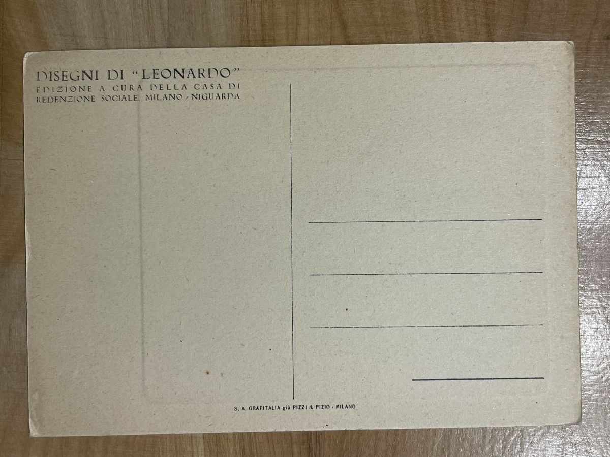 Cartoline postali: AK Bild von Leonardo da Vinci – Usato da Rümlang venduto da euqinom16 1