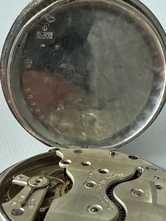 antike-m-ris-taschenuhr-silber-l-uft-gebraucht-in-stadel-f-r-chf-85