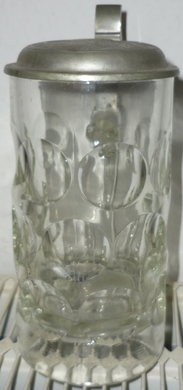 Bicchieri: Bierkrug Bierglas - Hans Waldmann - 4 DL um 1900 – Usato da Oberwil-Lieli venduto da pizbeverin12 3