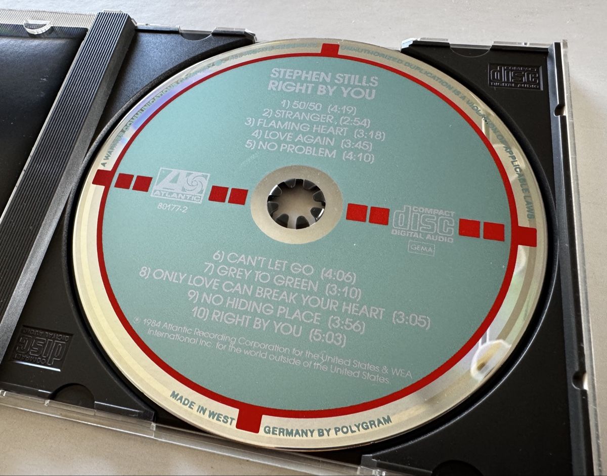 CD: CD Stephen Stills - Right By You (1984) – Usato da Zürich venduto da tomakomai 2