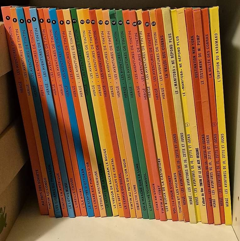 Fumetti: Collection complète BD Tintin Hergé – Usato da Bercher venduto da Dusudouest 3