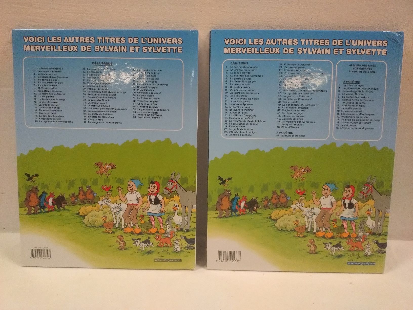 Comics: Lot BD Sylvain et Sylvette, N° 48+59 EO  – Gebraucht aus Farvagny-le-Grand von LaCaverne 1