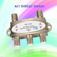 4 in 1 DiSEqC 2.0 Digital Satellite Receiver Switch LNB TV