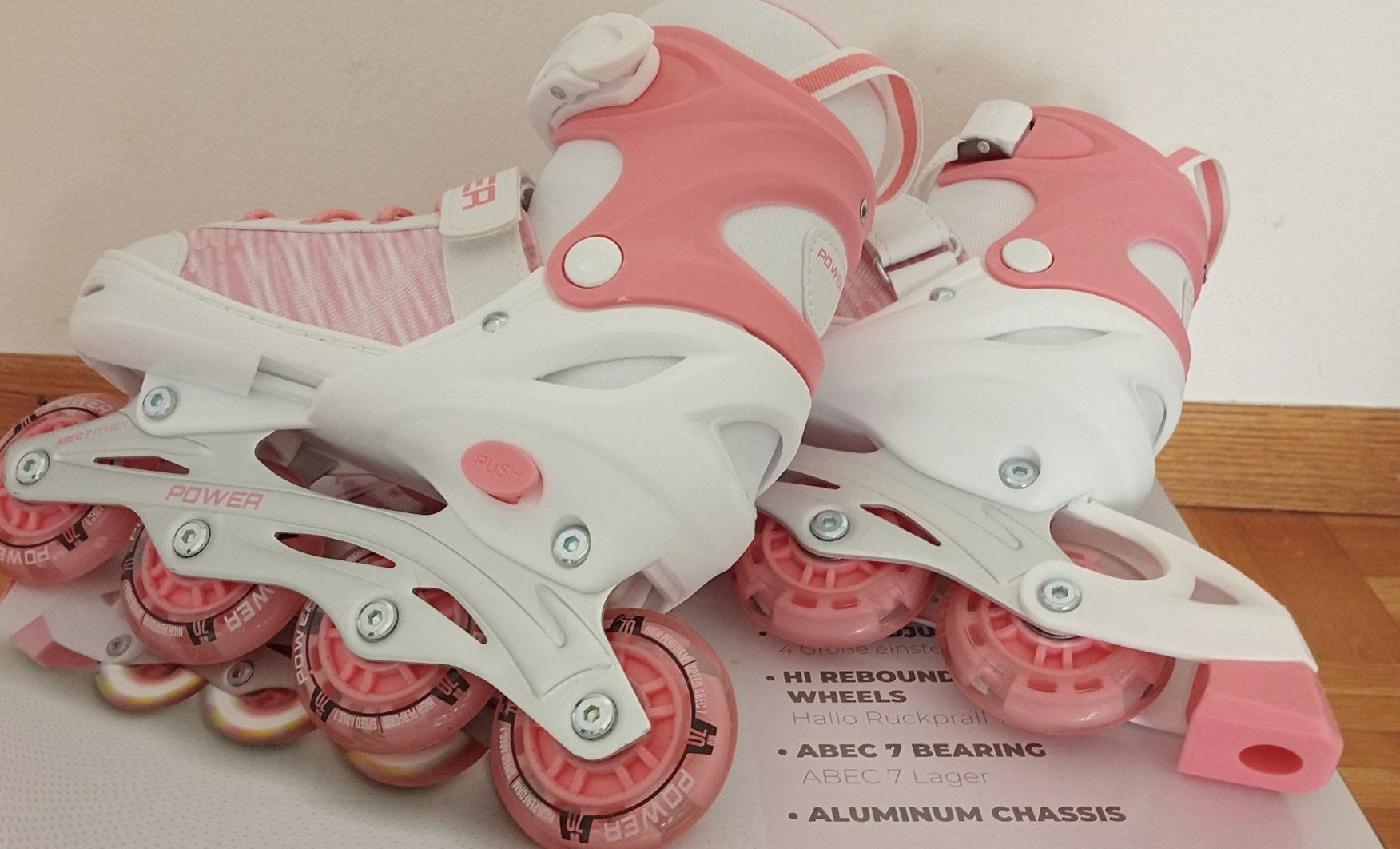 Pattini in linea & Pattini a rotelle: Rollschuhe mit LED Gr. 34-37 – Nuovo (secondo la descrizione) da Rüfenacht BE venduto da anemask 1