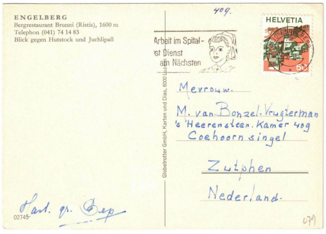 Cartes postales: Engelberg - Luftseilbahn Brunni – D'occasion à Binningen par Mountainrider 1
